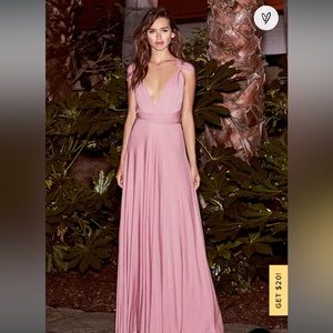 Lulu tricks of the trade dress mauve/pink